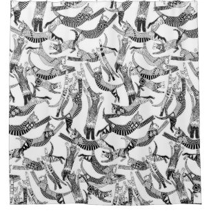 cat party black white