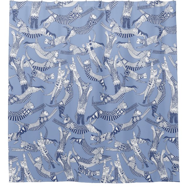 cat party blue (Front)