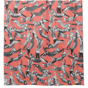 cat party blush coral