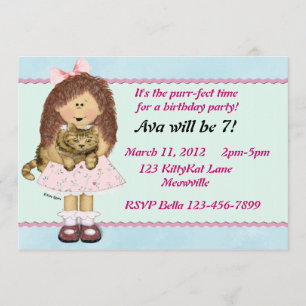 Cat Party Invitation