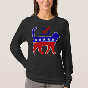 Cat Party Logo Feline Politics Great Party of Meow T-Shirt