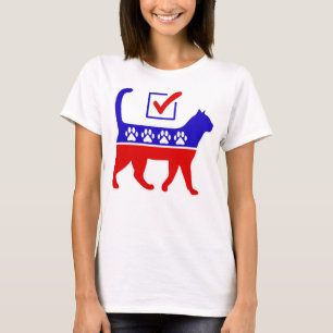 Cat Party Logo Feline Politics Great Party of Meow T-Shirt