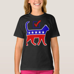 Cat Party Logo Feline Politics Great Party of Meow T-Shirt