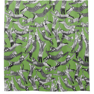 cat party palm green