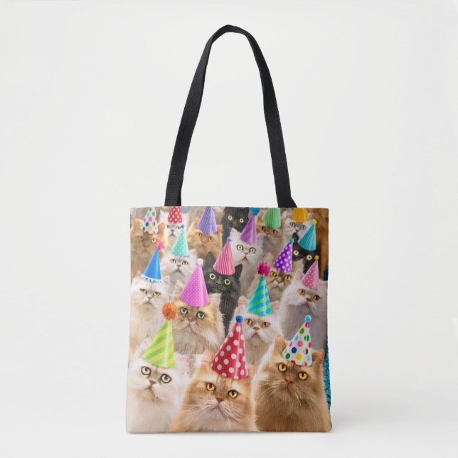 Cat Party Tote Bag (Front)