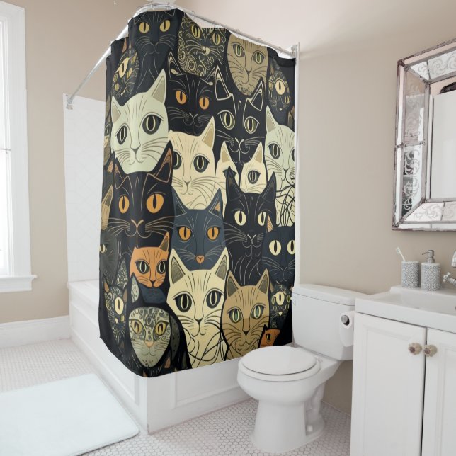 Cat Pattern Artsy (In Situ)