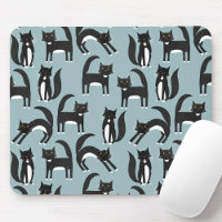 Cat Pattern Blue