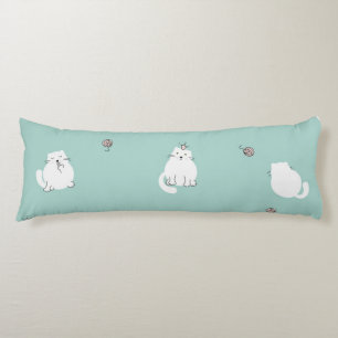 Cat pattern body pillow