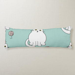 Cat pattern body pillow