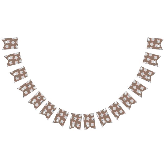 Cat pattern bunting flags (All)