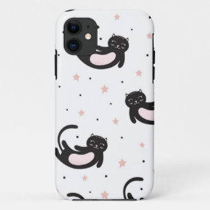 Cat pattern iPhone 11 case