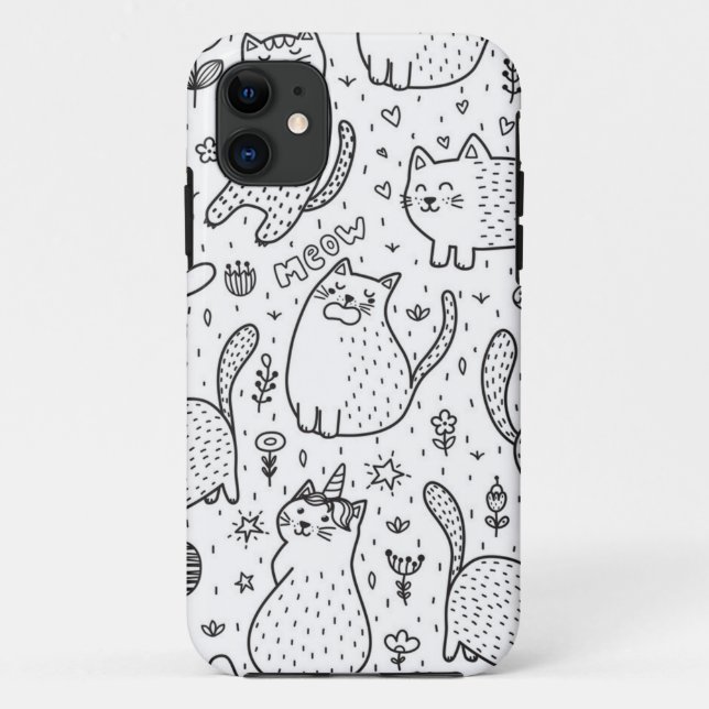 Cat pattern Case-Mate iPhone case (Back)