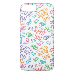 cat pattern iPhone 8 plus/7 plus case