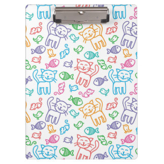 cat pattern clipboard