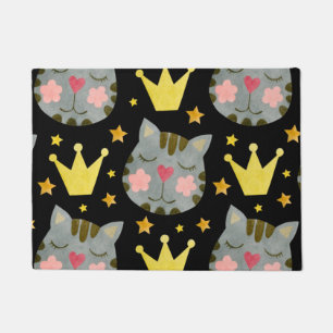 Cat Pattern Cute Pets Animals  Doormat