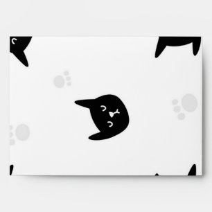 Cat pattern envelope