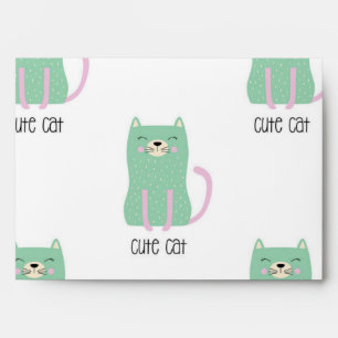Cat pattern envelope