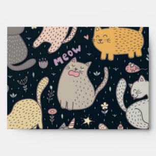 Cat pattern envelope