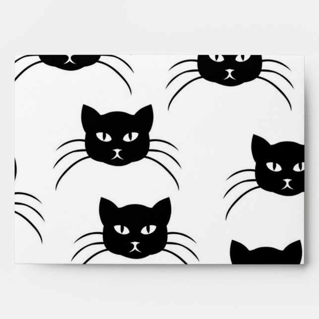 Cat pattern envelope (Front)