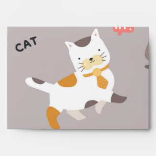 Cat pattern envelope