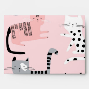 Cat pattern envelope