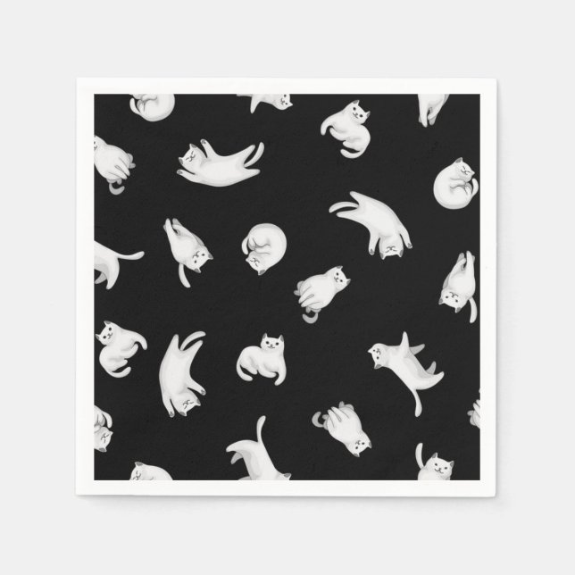 Cat pattern napkin (Front)