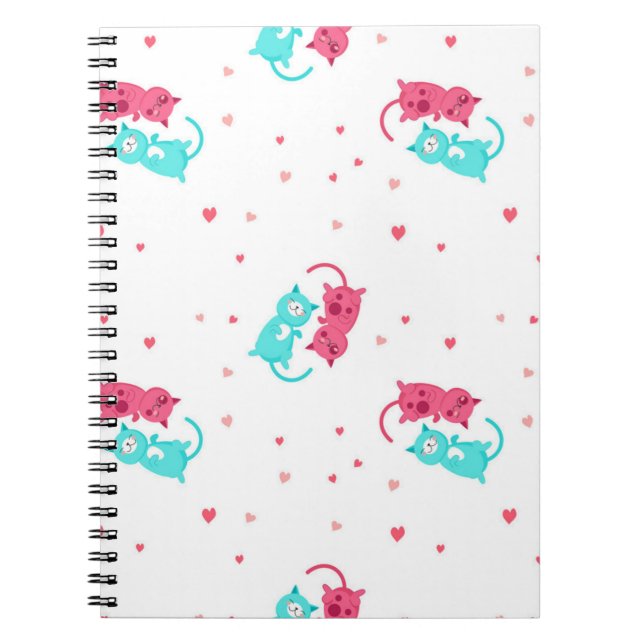 Cat pattern notebook (Front)