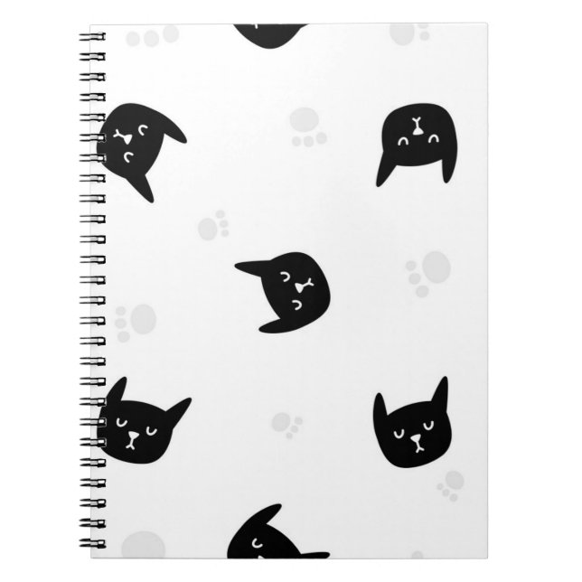 Cat pattern notebook (Front)