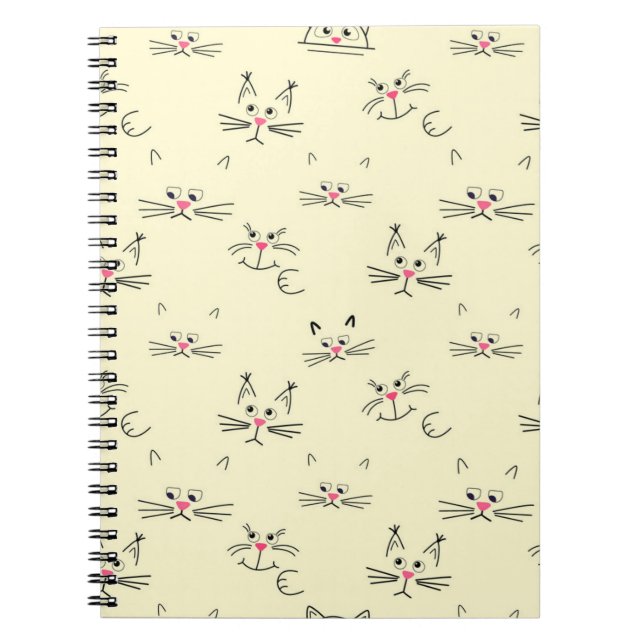 Cat pattern notebook (Front)
