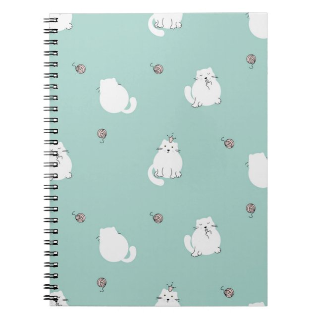 Cat pattern notebook (Front)