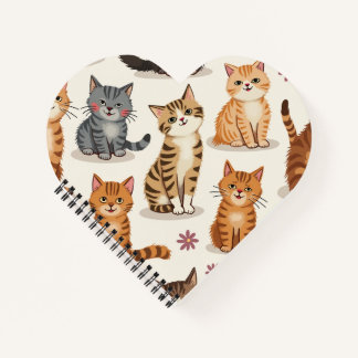 Cat Pattern Notes Notebook