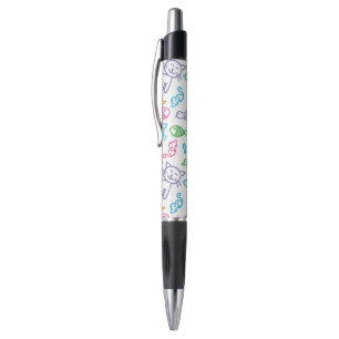 cat pattern pen