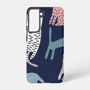 Cat pattern samsung galaxy case