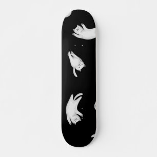 Cat pattern skateboard