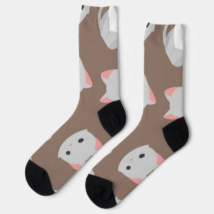 Cat pattern socks