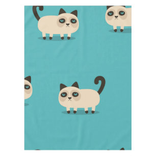 Cat pattern tablecloth
