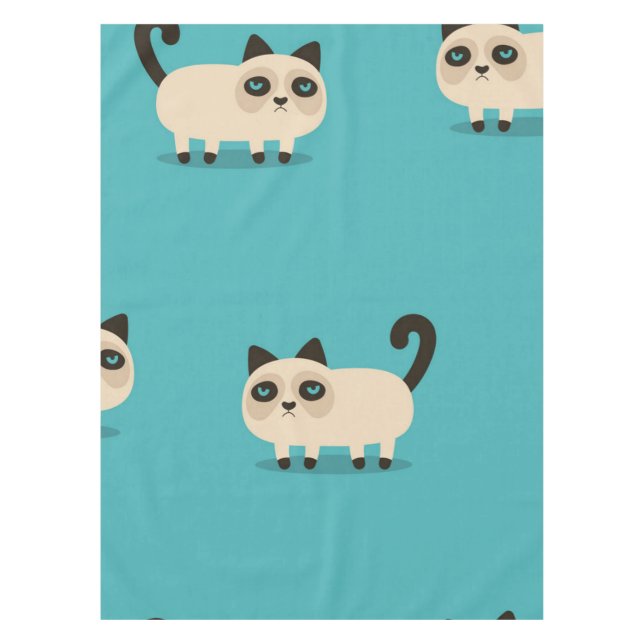 Cat pattern tablecloth (Front)