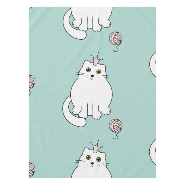 Cat pattern tablecloth (Front)