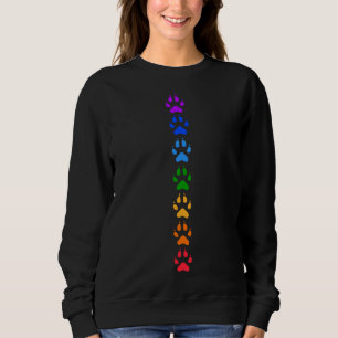 Cat Paw Chakras Sweatshirt