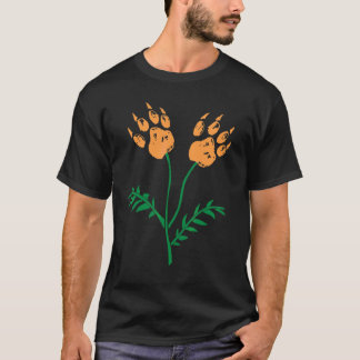 Cat Paw Flower Cat  Flowers  1 T-Shirt