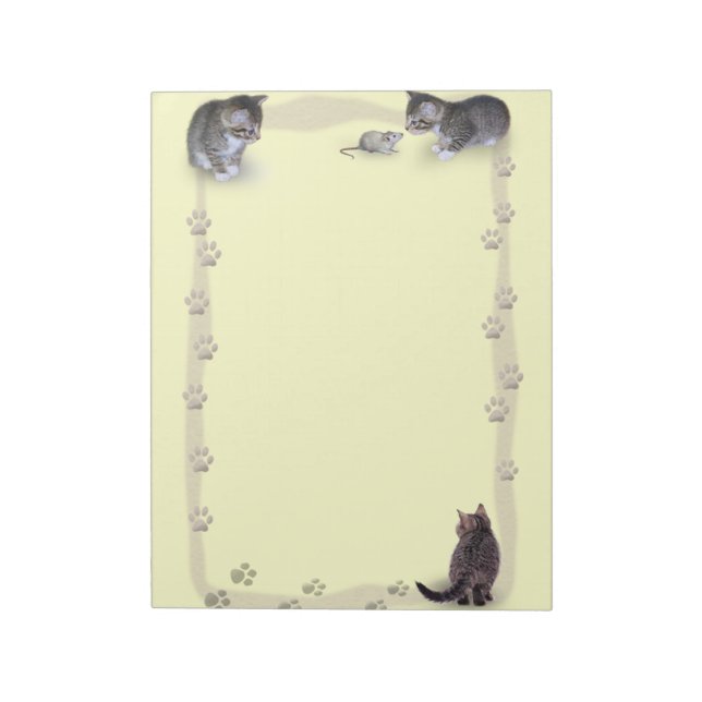 Cat Paw Frame Notepad (Rotated)
