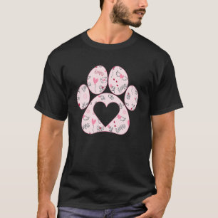Cat Paw Love Cat Mom Outfit Women Cat Adoption Cat T-Shirt