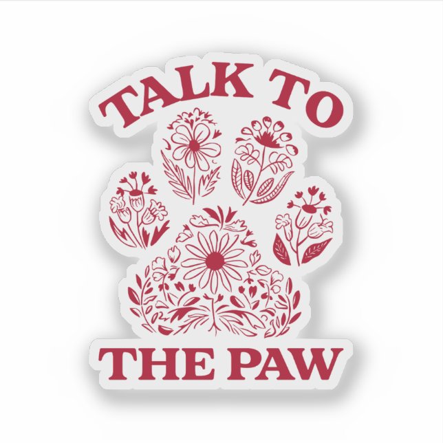 Cat Paw Print Funny Cat Meme (Front)