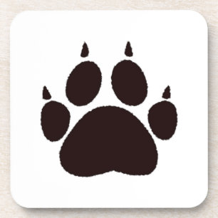 Cat Paw Prints Coaster