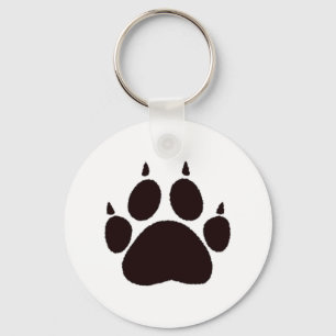 Cat Paw Prints Keychain