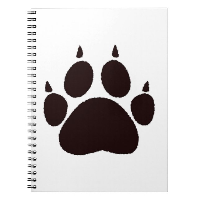 Cat Paw Prints Notebook (Front)