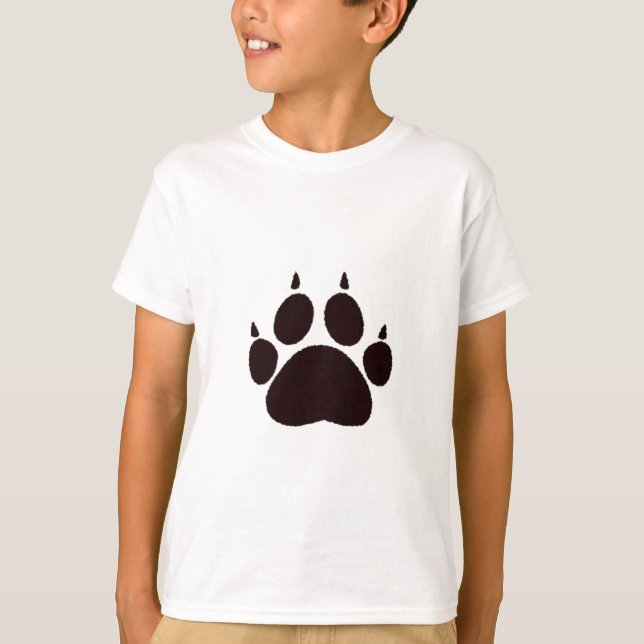 Cat Paw Prints T-Shirt (Front)