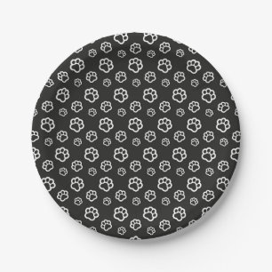 Cat Paws Paper Plate