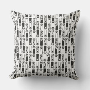 Cat Paws Throw Pillow