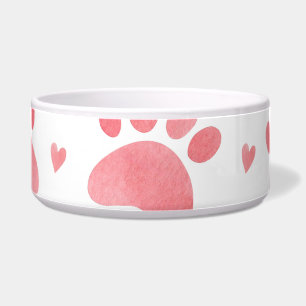 Cat Paws Watercolor Pattern